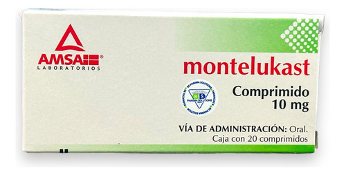 Montelukast 10mg C/20 Comprimidos Amsa