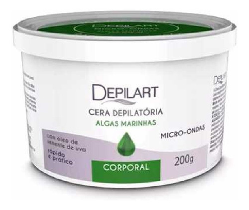 Depilart Cera Micro-ondas Algas Marinhas 200g