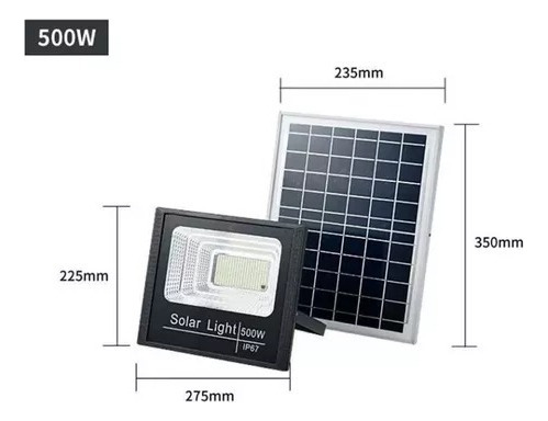 L Reflector Led A Prueba De Agua De Batería De Panel Solar
