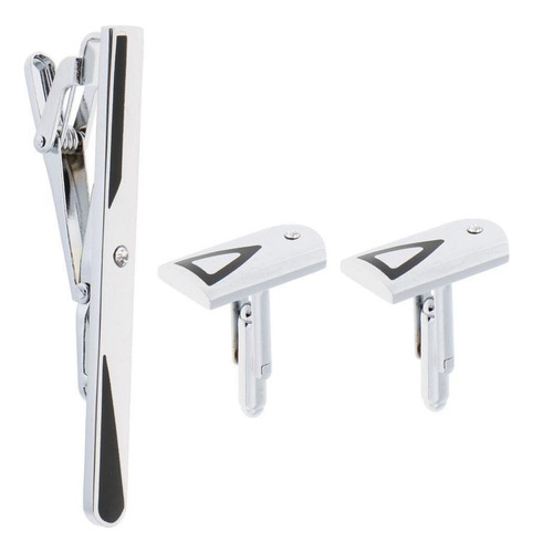 Ba Juego De Gemelos Con Clip Compatible Con Corbata