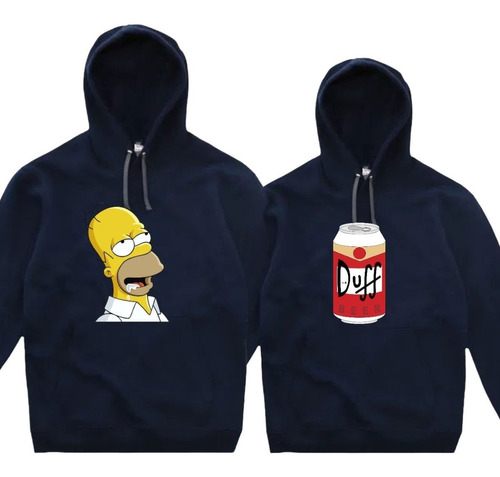 Sudaderas Suéter Parejas Novios Dúo Amor Simpson Homero Duff