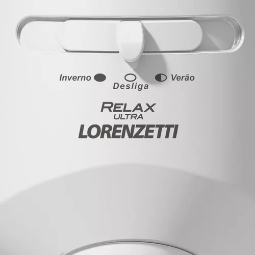 Chuveiro elétrico de parede Lorenzetti Relax Ultra Relax branco 4600W 220V