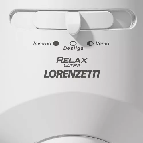 Chuveiro elétrico de parede Lorenzetti Relax Ultra Relax branco