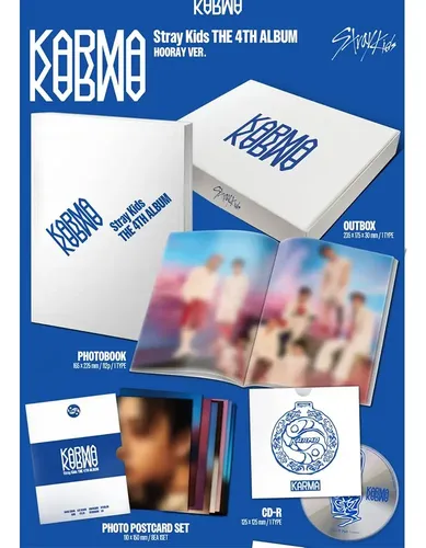 KARMA 26枚 セット 通常盤 新品未開封 HOORAY CEREMONY Quarto Álbum De Stray Kids Karma [versão Cerimônia] +