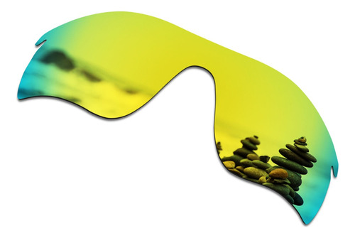 Lentes Repuesto Para Oakley Radarlock Xl Vented Green Mirror