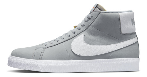 Zapatillas Nike Sb Blazer Mid Wolf Grey Urbano Dv5467-001   