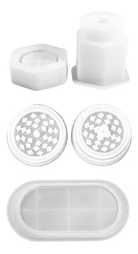 Molde De Resina Para Molinillo Transparente - Molde De