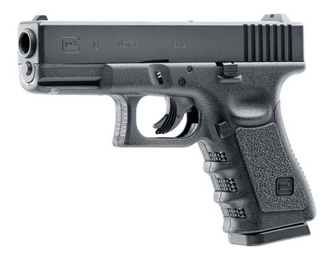 Pistola Deportiva De Co Glock 19 Color Negro De Metal