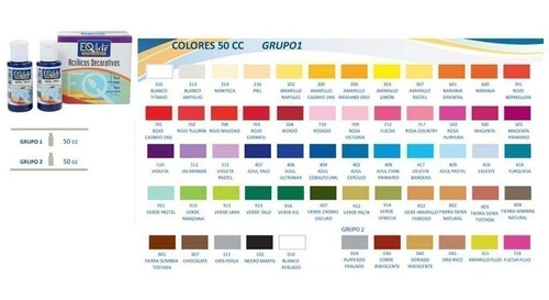 Imagen 2 de 8 de Acrilico - Eq Arte 50 Cc Violeta - Xion Store