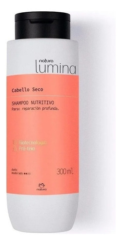 Shampoo Cabello Seco Lumina 300 Ml - Natura