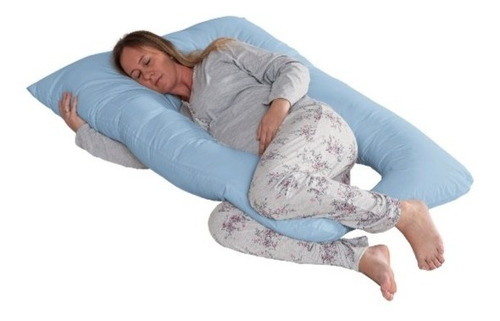 Almohada gigante para embarazadas y embarazadas y 1 funda de almohada de algodón