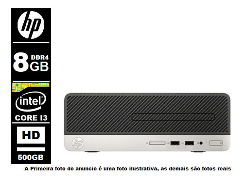 Comp Hp Prodesk 400 G4 I3-7100 8gb 500gb Sff - Seminovo 