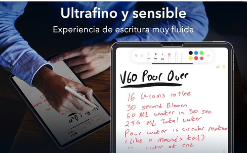 Imagen 5 de 6 de Mica Premium Esr Tipo Papel iPad Air 5, 4 / iPad Pro 11