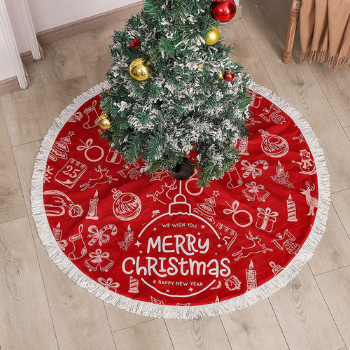Falda De De Navidad/adornos Navideños, Redonda/falda De De