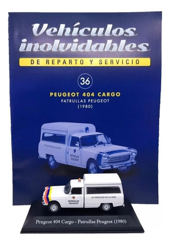 Peugeot 404 Patrullas 1980-1/43  Metal Devoto Toys