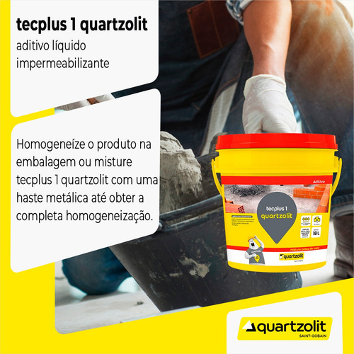 Tecplus 1 Impermeabilizante De Concreto E Argamassas - Quart