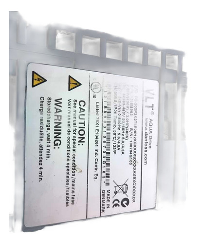 Inversor De Frecuencia Mca Danfoss 3 Hp A 440 Volts (Usado)