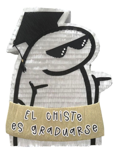 Piñatas De Graduación 80 Cm De Alto Varios Modelos A Elegir Negro Grande