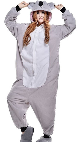 Disfraz De Cosplay Animal Koala Unisex Pijamas Adultos