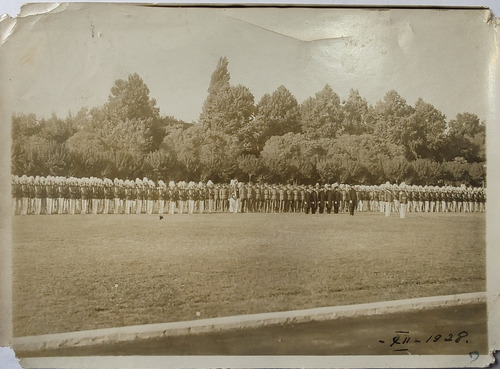 Antigua Fotografía Preparación Parada Militar 1928(ff537