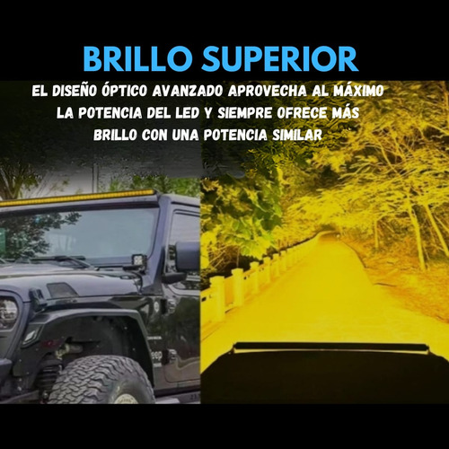 Barra Led Aurora Slim Golden 10 Pulgadas Atv Can Am 4x4 Rzr