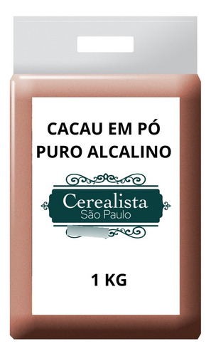 Cacau Em Pó Puro Alcalino 1 Kg Cerealista São Paulo