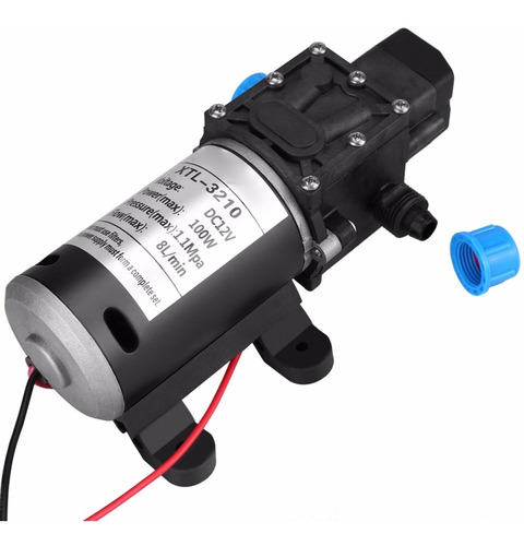 Bomba De Diafragma De Alta Presión 12v 100w 160psi 8l/min