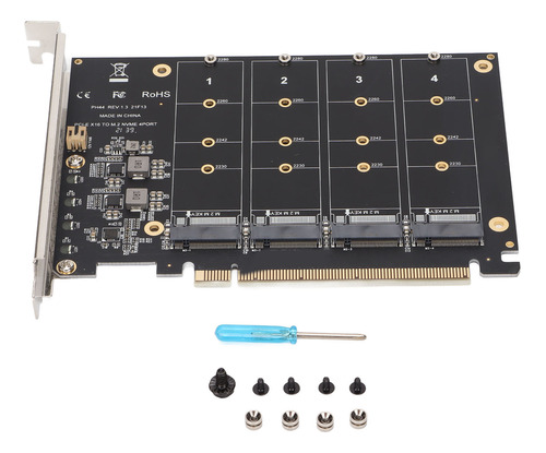 Adaptador Lector De Tarjetas De Memoria Nvme M.2 A Pcie X16