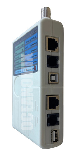 Teste Profissional Testador De Cabos Rj45 Rj11 Usb Bnc Coaxial Ct200