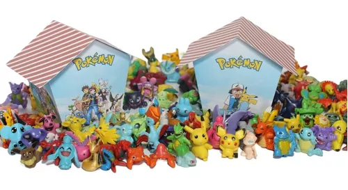 Pokémon Kit 48 Miniaturas Sem Repetições - Brinquedo Coleção em