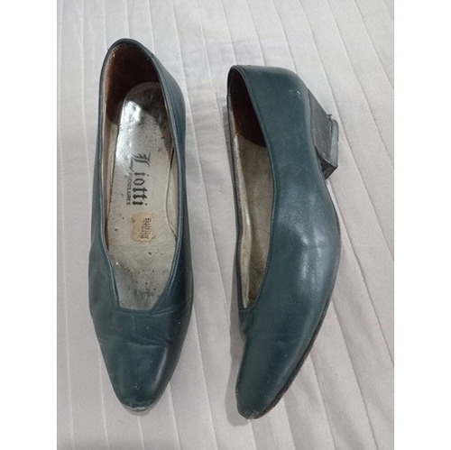 Zapatos Antiguos De Señora Marca Liotti De Cuero Talle 37 