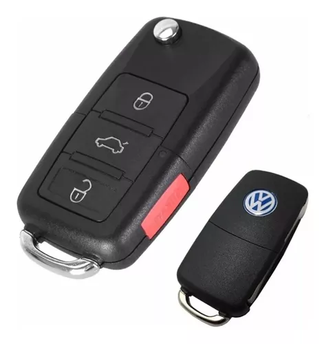 Funda De Piel Y Carcasa Para Llave Vw Jetta,beetle,golf Bora