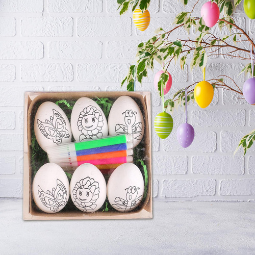 Cbq Huevos De Pascua Diy Pintura Artesanía Huevos Rellenos