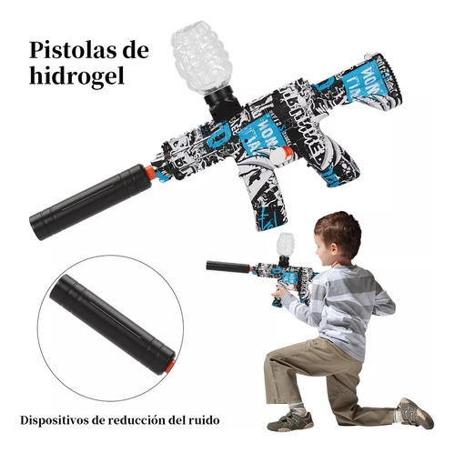 Pistola De Hidrogel Eléctrica M4 Mini Premium Automatica