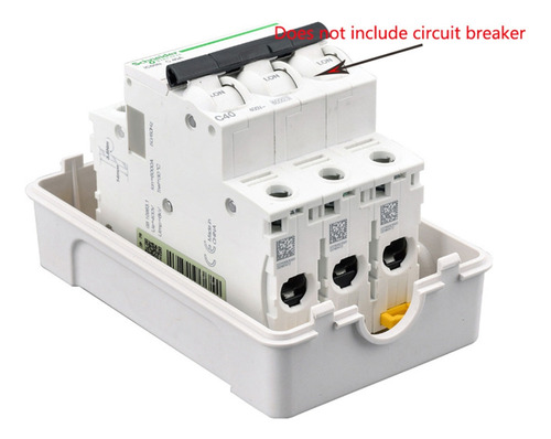 Caja De Conexiones Breaker Box De 4,72 X 2,95 Pulgadas, 2-3