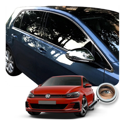 Golf Mk7 Colizas Cover Acero Inoxidabl Completa Tuningchrome