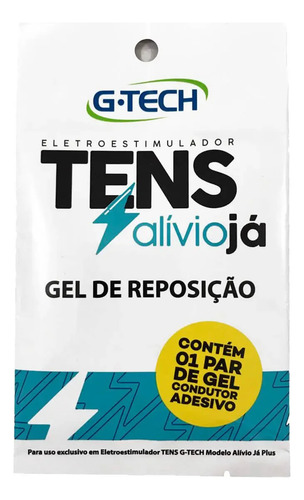 Gel De Reposição Tens P/ Eletroestimulador G-tech 2 Unidades