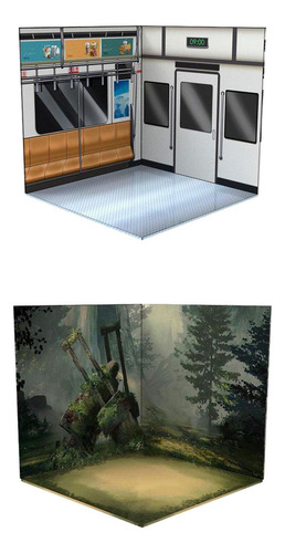 Exibição De Layout De Coleção De Floresta Metropolitana