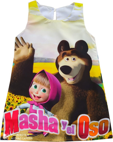 Vestidos Tipo Bata Masha Y El Oso - Mc