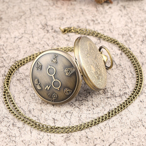 Collar Reloj Diseño Harry Potter Hp Lentes Muy Bonito