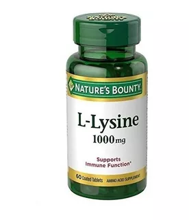 Natures Bounty | L-lysine I 1000mg I 60 Comprimidos I Usa