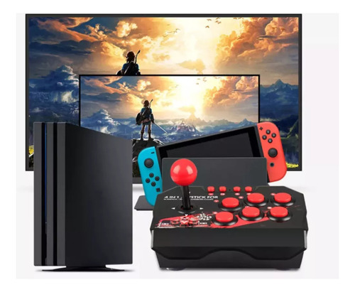 Controle Arcade Compatível Com N-switch Pc Ps3/pront Entrega