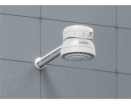 Chuveiro Eletrico Ducha 3 Temperaturas 4400w Vonder Cor Branco Voltagem 220v