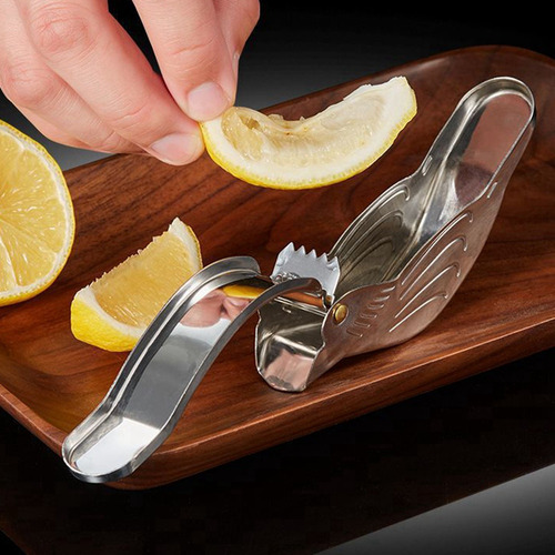 Exprimidor De Limón Elegante De Acero Inoxidable, Portátil C