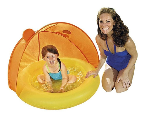 Pileta Bebe Techo Piso Inflable Bolso Transporte Filtro Uv