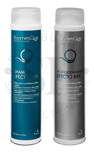 Kit Bonmetique Efecto Btx Shampoo + Acondicionador X350ml