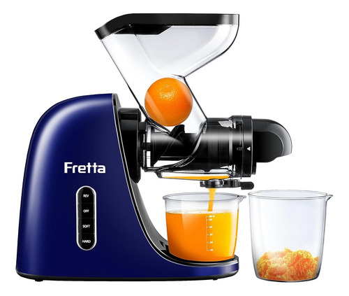 Extractor Masticador Fretta Slow Juicer, Prensado En Frío