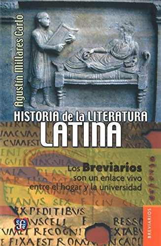 Libro Historia De La Literatura Latina  De Millares Carlo A