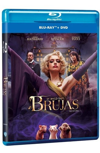 Las Brujas | Blu Ray + Dvd Anne Hathaway Película Nuevo