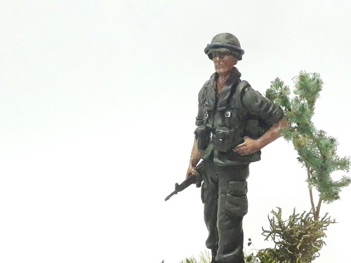 Soldado Usa Vietnam Figura Unica 1/32 O 54mm